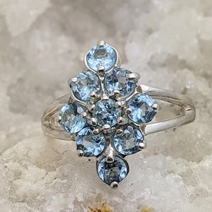 Sterling silver Topaz Ring